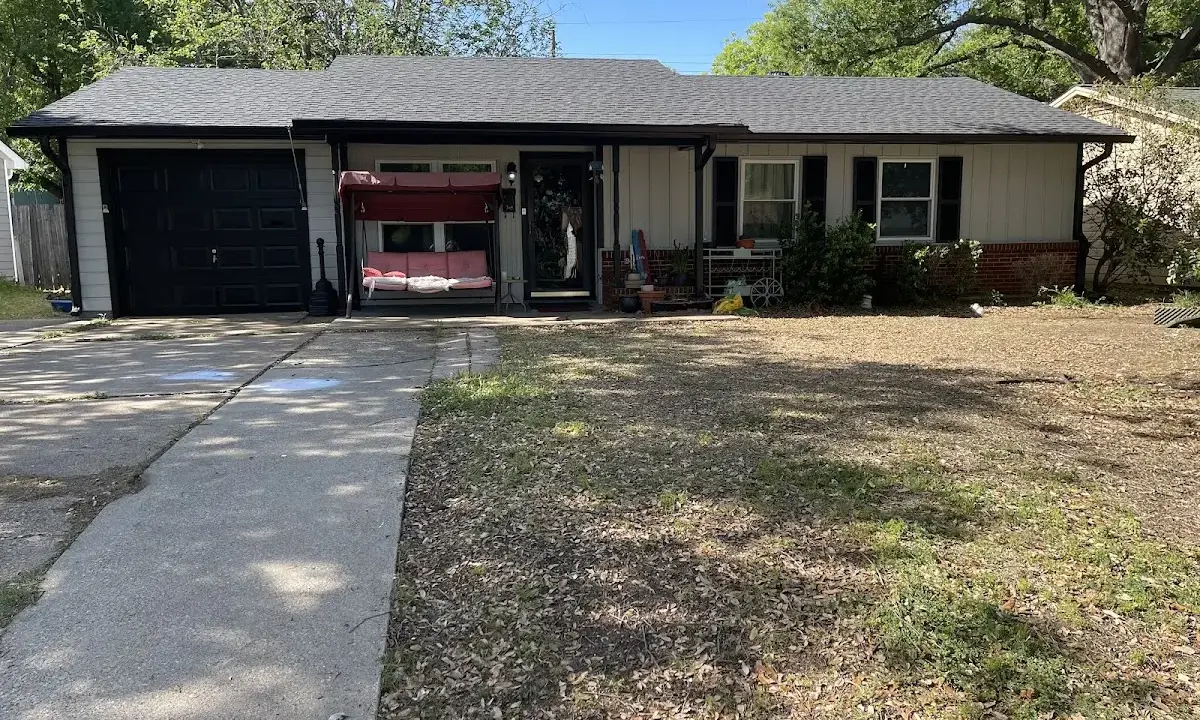 Asphalt Shingle Roof Repair crew at work on a residential roof in Cedar Hill